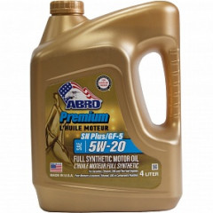 Масло моторное Premium Full Synthetic (синтетика) SAE 5W20 Abro (4 л)