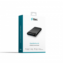 ttec Power bank(внешний аккумулятор) 10.000mAh PowerSlim LCD PD QC 18Вт;USB-C PD 20Вт Черный 2BB185S
