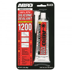 ABRO  Герметик силиконовый  "1200"  (чёрный),  85 г